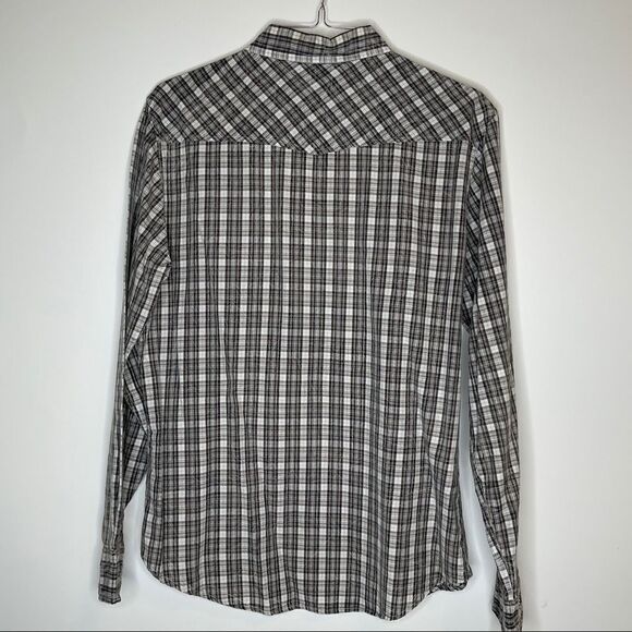 Large Buckle BKE Black-Brown-Gray LS Shirt - Picture 3 of 4
